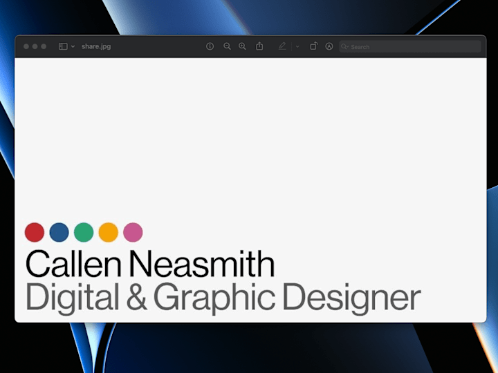 Cover image for Callen Neasmith | Portfolio Website