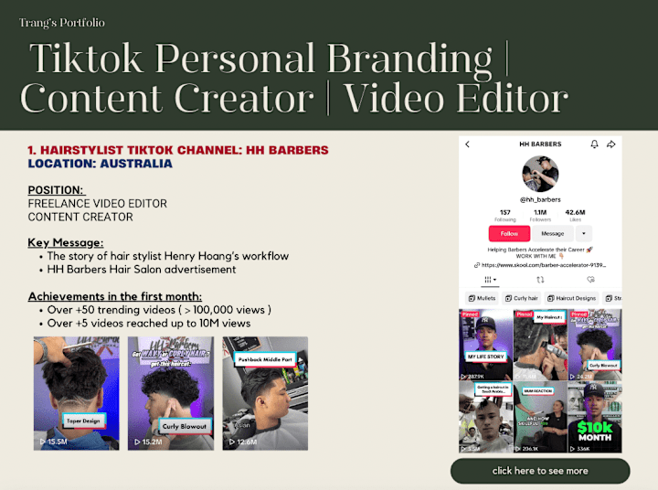 Cover image for Tiktok / IG | Video Editor: HH Barbers (1.1M FOLLOWERS)