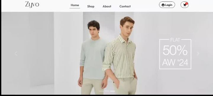 Cover image for Zyvo Ecommerce