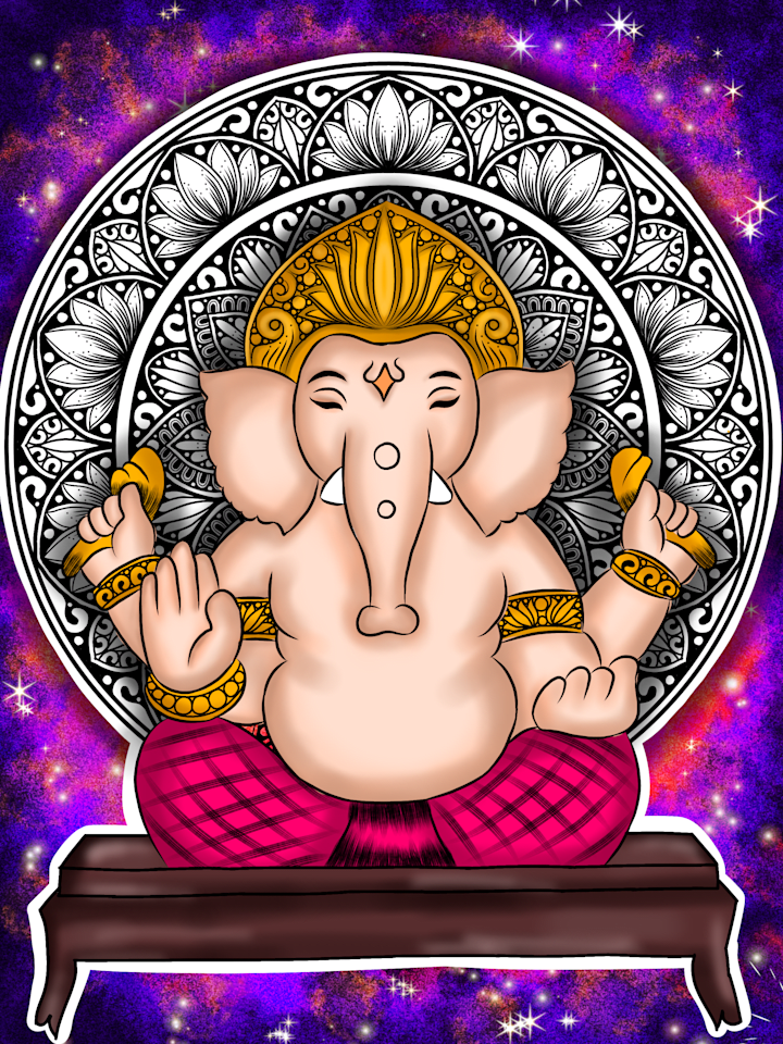 Cover image for Ganesh Illustration