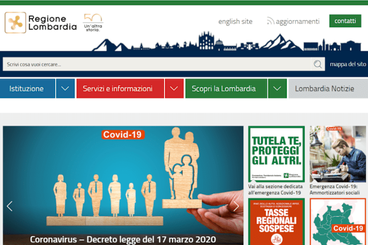 Cover image for Regione Lombardia Portal
