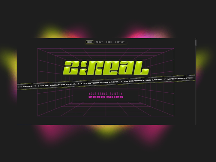 Cover image for 2REAL · Landing Page