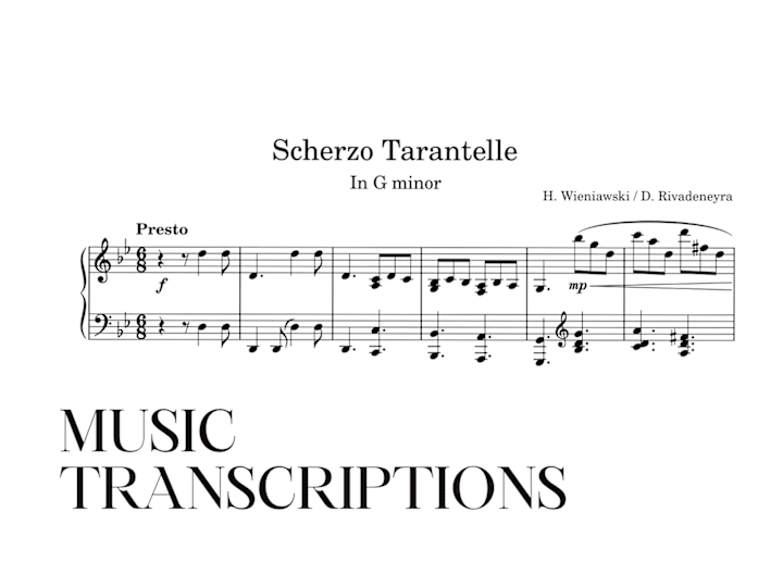 Cover image for Music Transcriptions