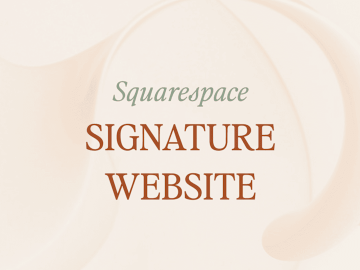 Cover image for Squarespace Web Design — Signature Package