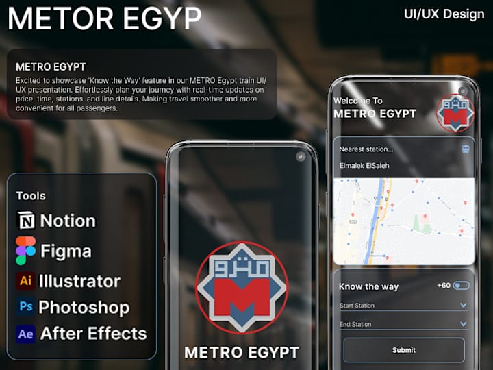 Cover image for METRO EGYPT UI/UX Design 