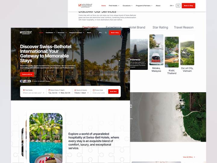 Cover image for Minimalist Hotel Landing Page