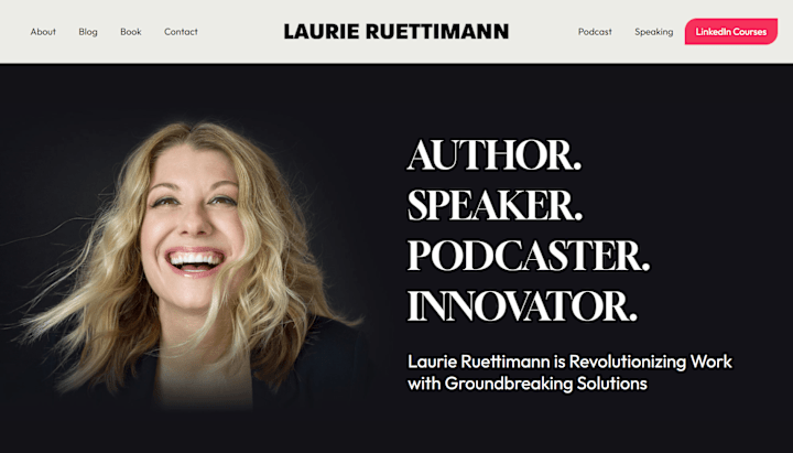 Cover image for Laurie Ruettimann WordPress Website Design