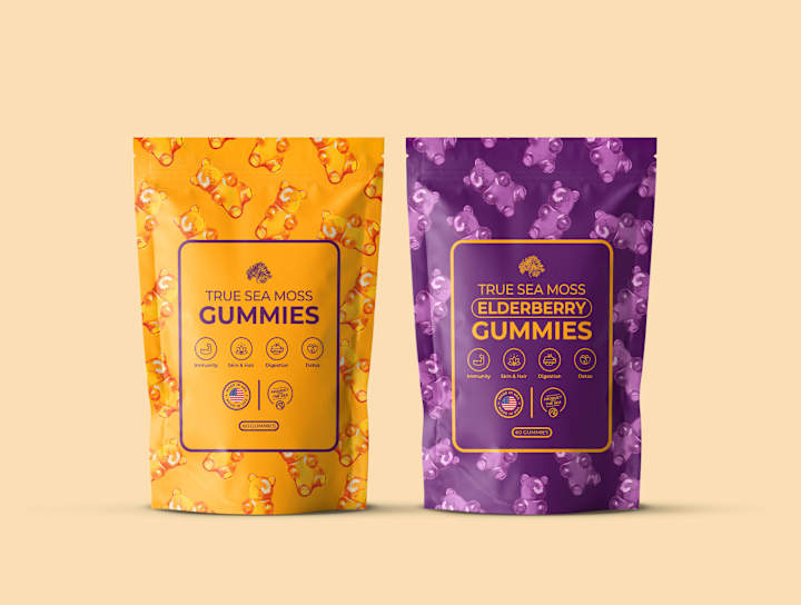 Cover image for 🌻 Packaging for Sea Moss Gummy Bears