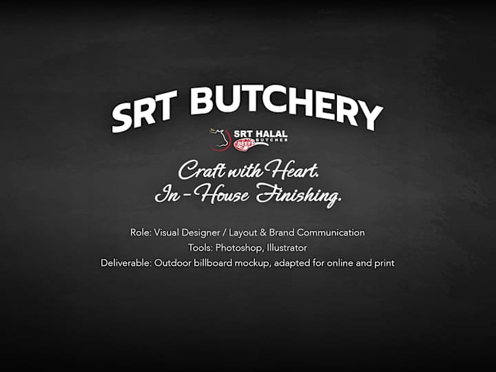 Cover image for SRT Craft Butchery Visual Identity & Motion Set”