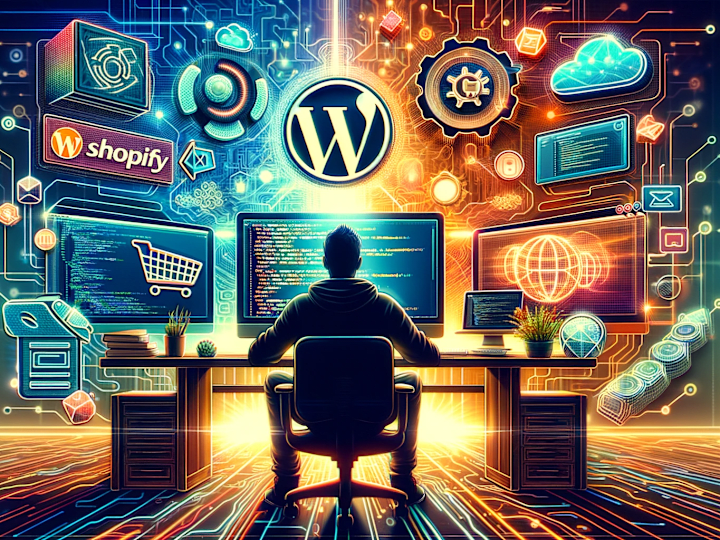Cover image for Word Press, Shopify, Web Flow saervices 