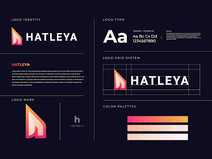 Cover image for Hatleya Logo and Branding Design