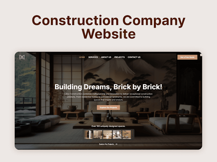 Cover image for Framer Construction Website