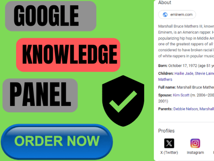 Cover image for i will create a standard google knowledge panel