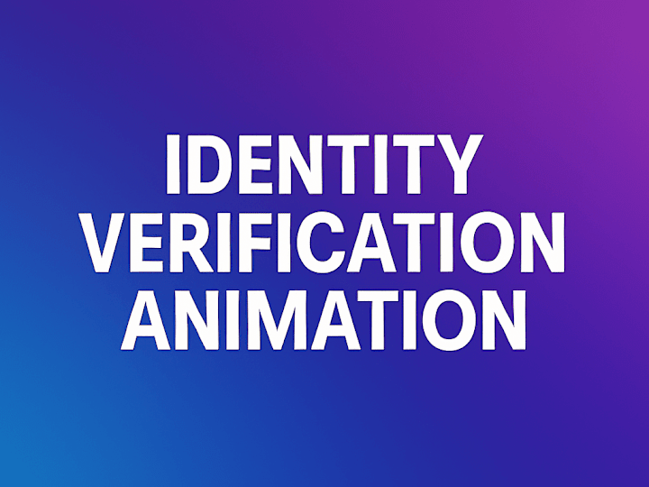 Cover image for Identity Verification Suite Animation for Microblink