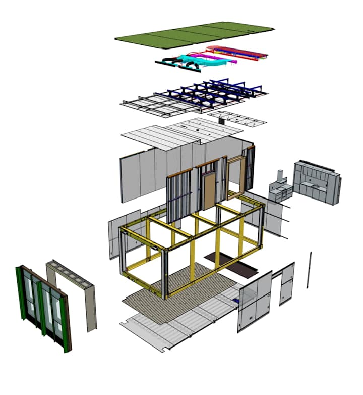 Cover image for Innovative Modular Construction System Design