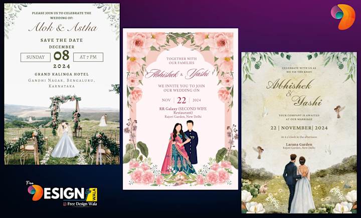 Cover image for Stunning Custom Wedding Invitations to Celebrate Your Love!