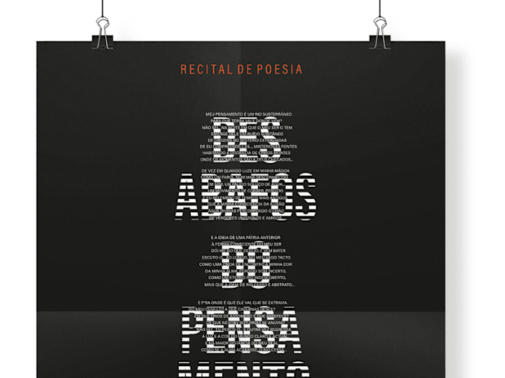 Cover image for Desabafos do Pensamento - Poster Design