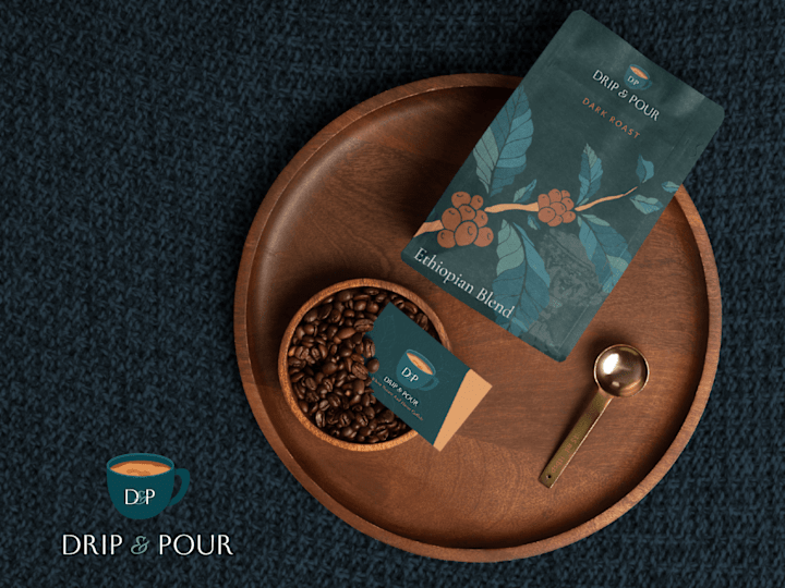 Cover image for Drip & Pour: Coffee Shop Brand Identity