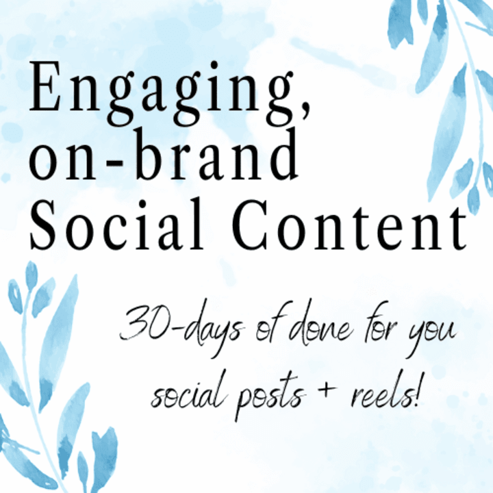 Cover image for 30 Days - Branded Social Content