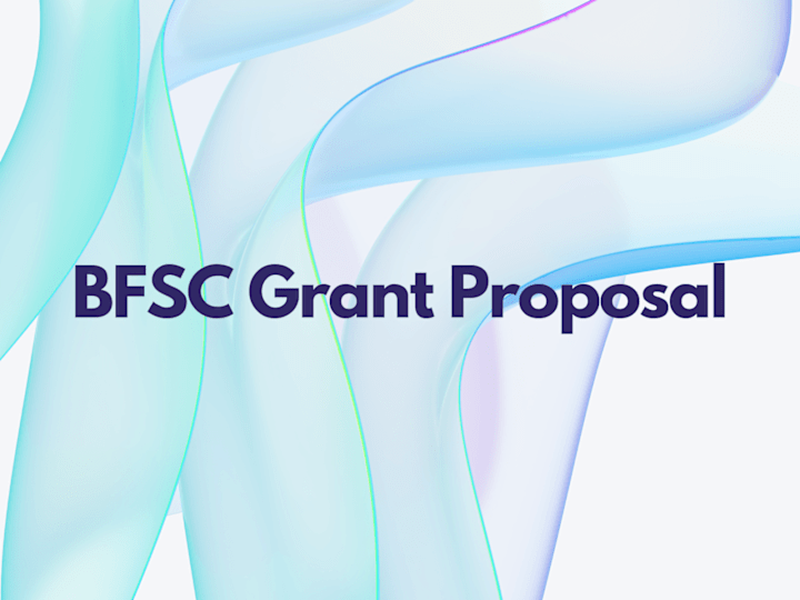 Cover image for Grant Writer - BFSC Grant Proposal