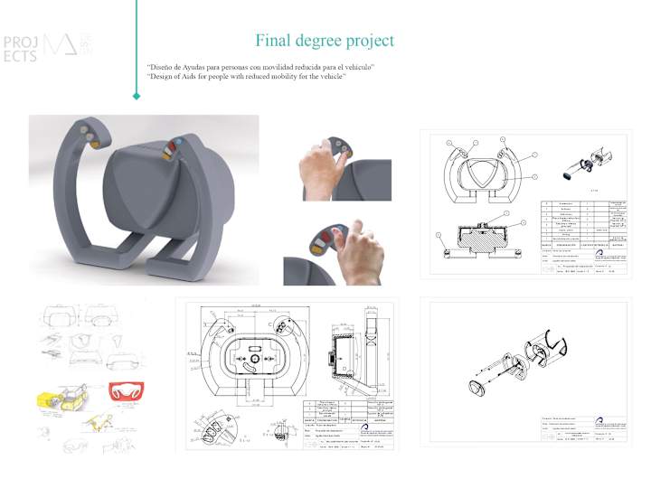 Cover image for Designing aids for people with reduced mobility for the vehicle