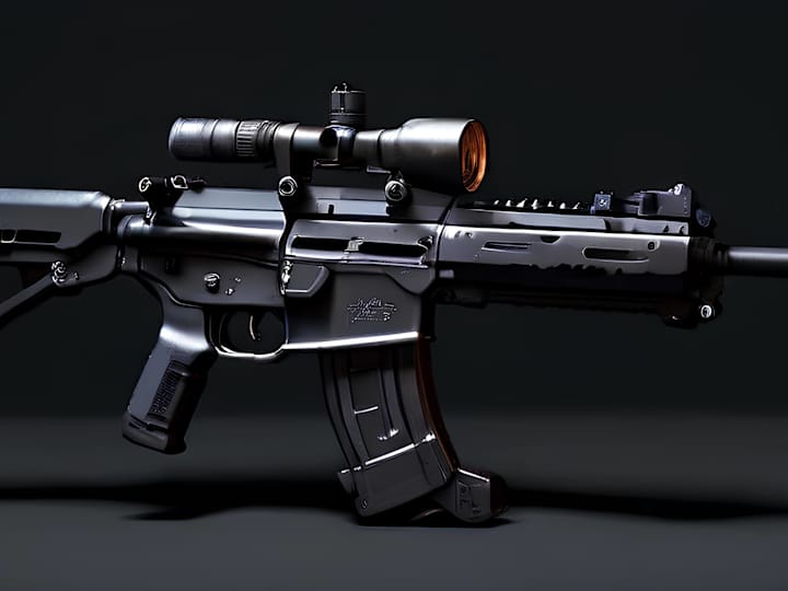 Cover image for  3D models of guns and gaming assets.
