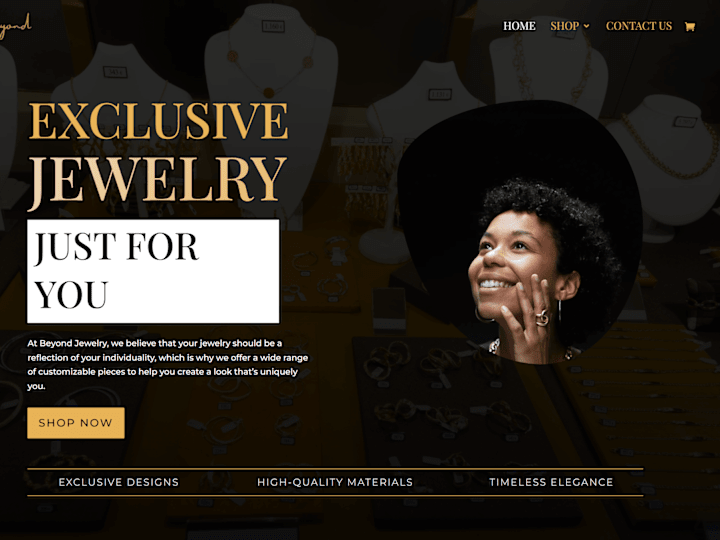 Cover image for Created an Online Shop for the Ghanaian Market - Beyond Jewelry