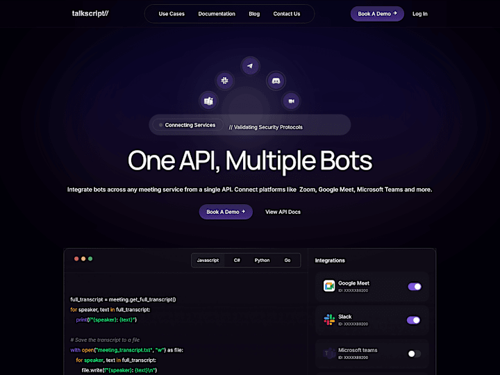 Cover image for Talkscript AI