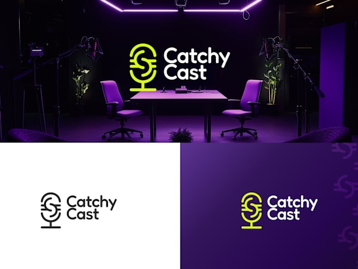 Cover image for Catchy Cast - Modern Podcast Branding