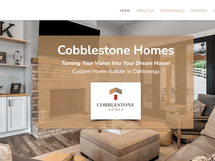 Cover image for Custom Home Builder in Dahlonega | Cobblestone Homes