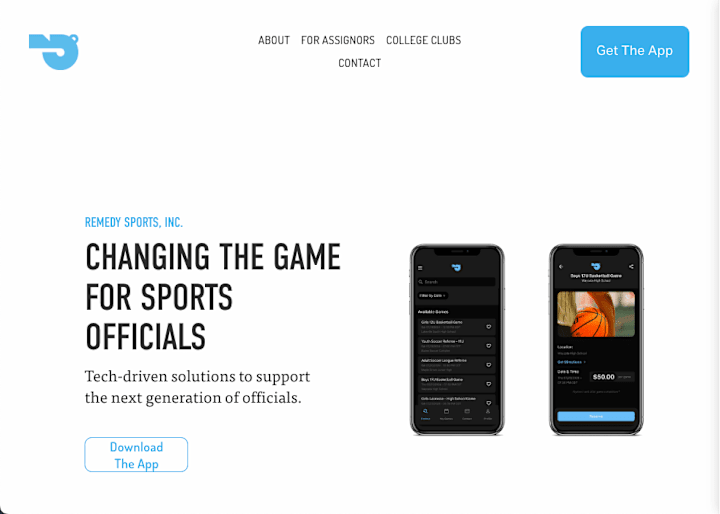 Cover image for Uber-Like Platform for Sports Officials