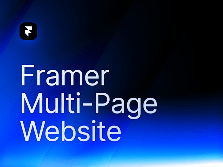 Cover image for Framer Multi-Page Website