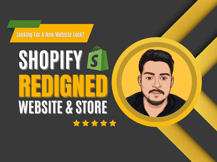 Cover image for I will design shopify dropshipping website shopify redesign