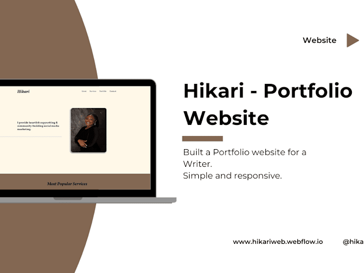 Cover image for Hikari Portfolio Website