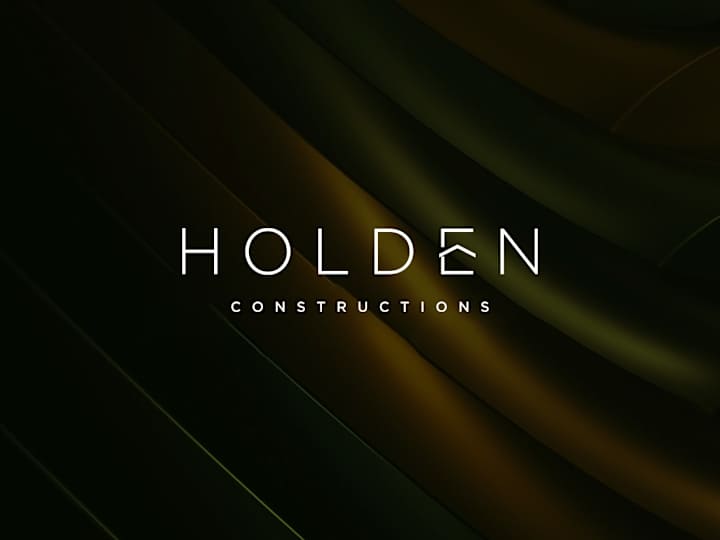 Cover image for Holden Constructions Logo and Brand Identity Design