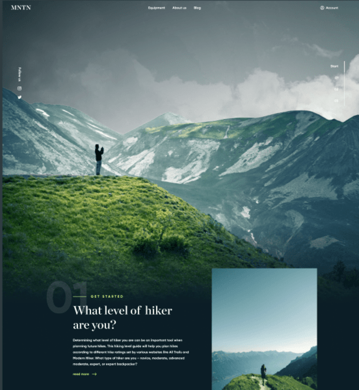 Cover image for Explore the Mountains: A Responsive Landing Page