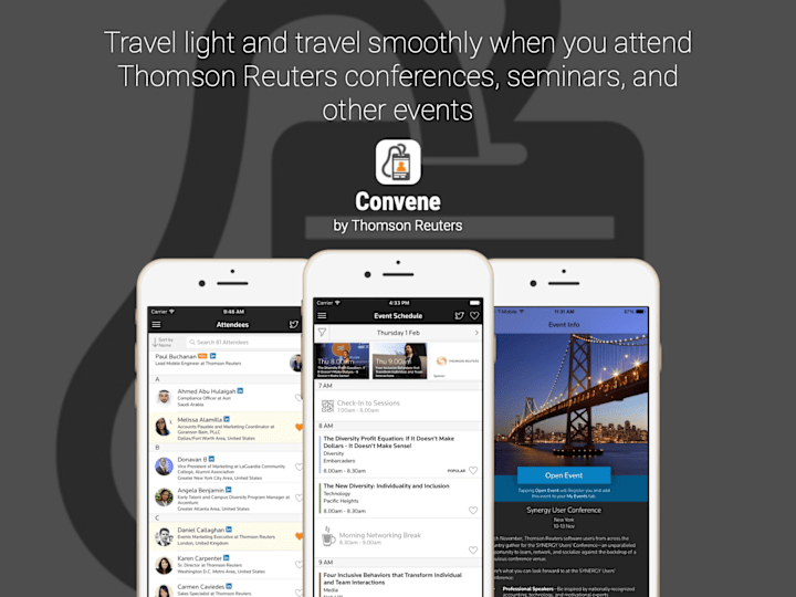 Cover image for Convene by Thomson Reuters