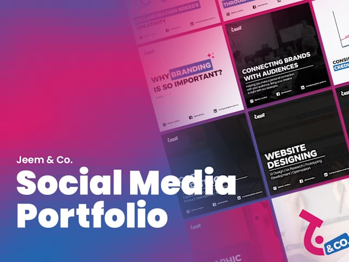 Cover image for Jeem & Co. | Social Media Portfolio | Marketing Agency