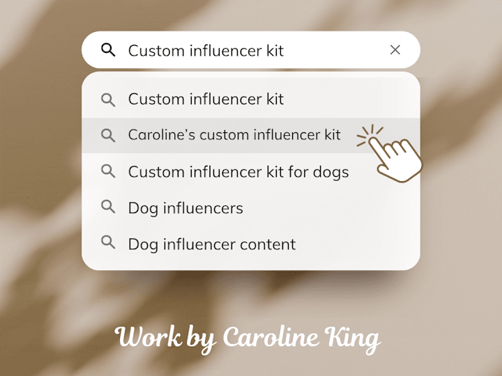 Cover image for Dog influencer media kit