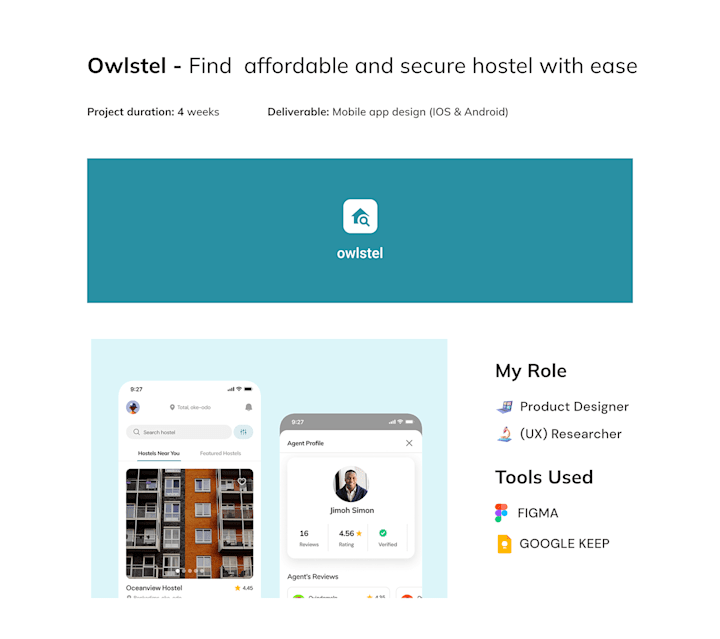 Cover image for OWLSTEL Mobile App Design - UX Case Study 