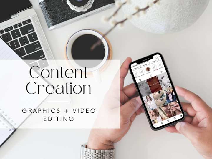 Cover image for Content Creation: Graphics + Video Editing