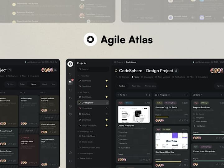 Cover image for AgileAtlas - Project Management Tool