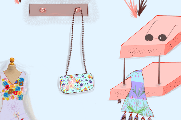 Cover image for Life of a Fashion Designer (Fashion Illustration)