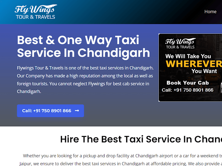 Cover image for Best Taxi Service in Chandigarh | One Way & Outstation Taxi Ser…