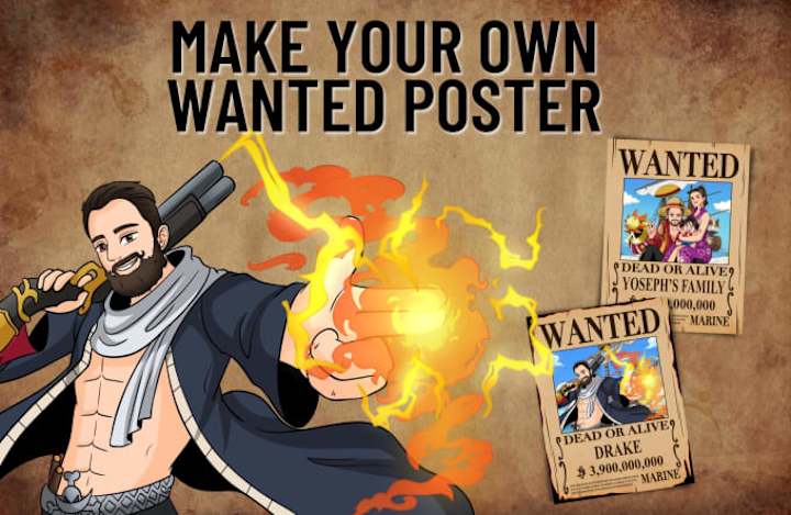 Cover image for I will do wanted poster for you in 8 hour with free background