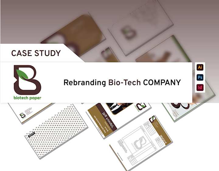 Cover image for Re-designed LOGO (Bio tech paper) on Behance