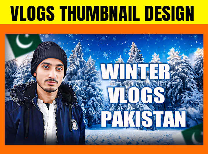 Cover image for Winter Vlog YouTube Thumbnail Design