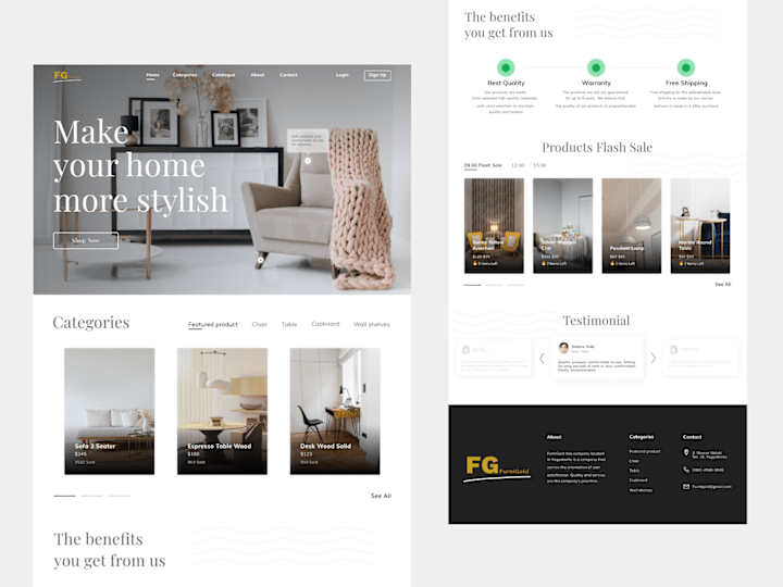 Cover image for FurniGold - Website Furniture