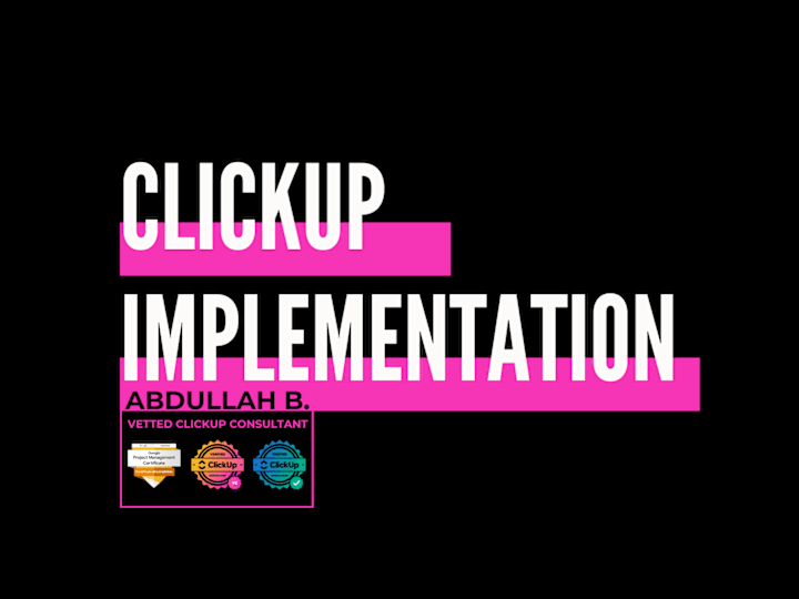 Cover image for 🛠️ End-To-End ClickUp Implementation (Done With You)