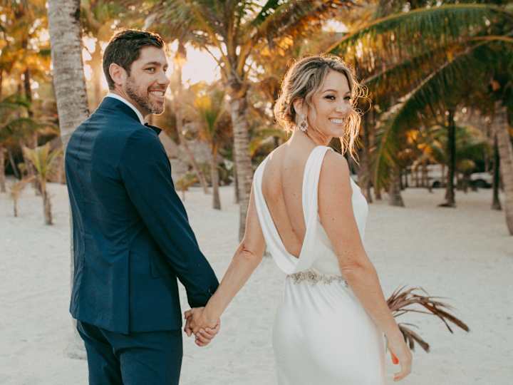 Cover image for Classic and Crisp Beach Wedding in Riviera Maya - Storyboard We…